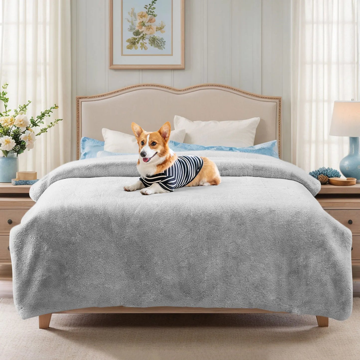 couverture fausse fourrure