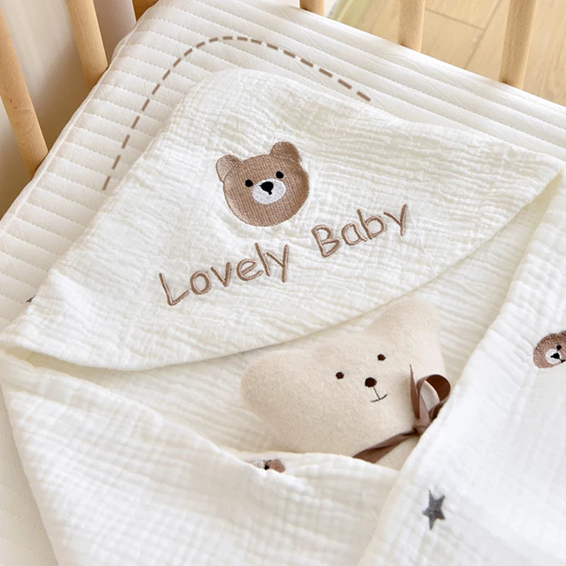 couverture brodée bébé