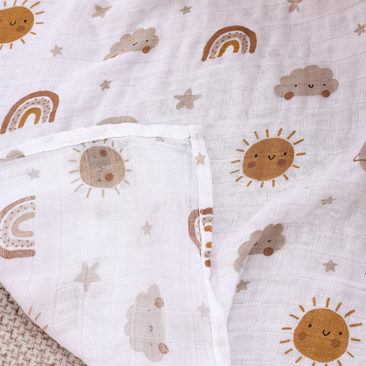 Couverture en mousseline de coton