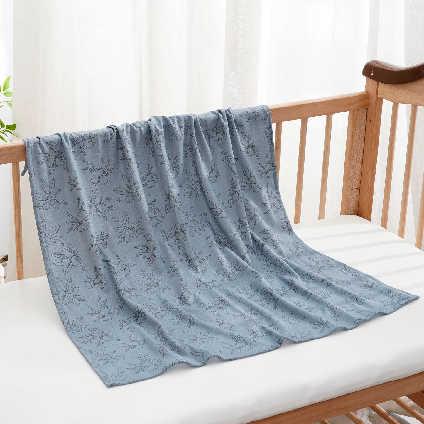 Couverture en coton et bambou pour bébé