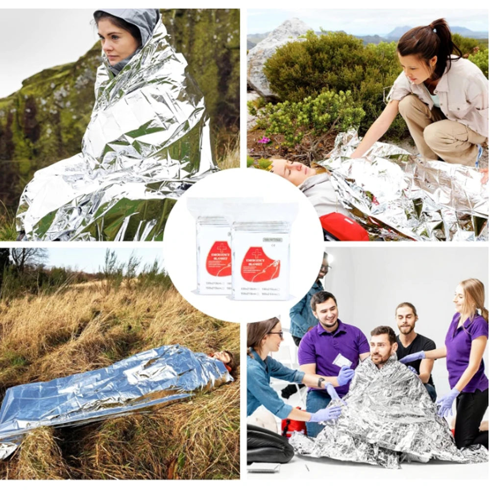 Couverture d'urgence en aluminium,﻿