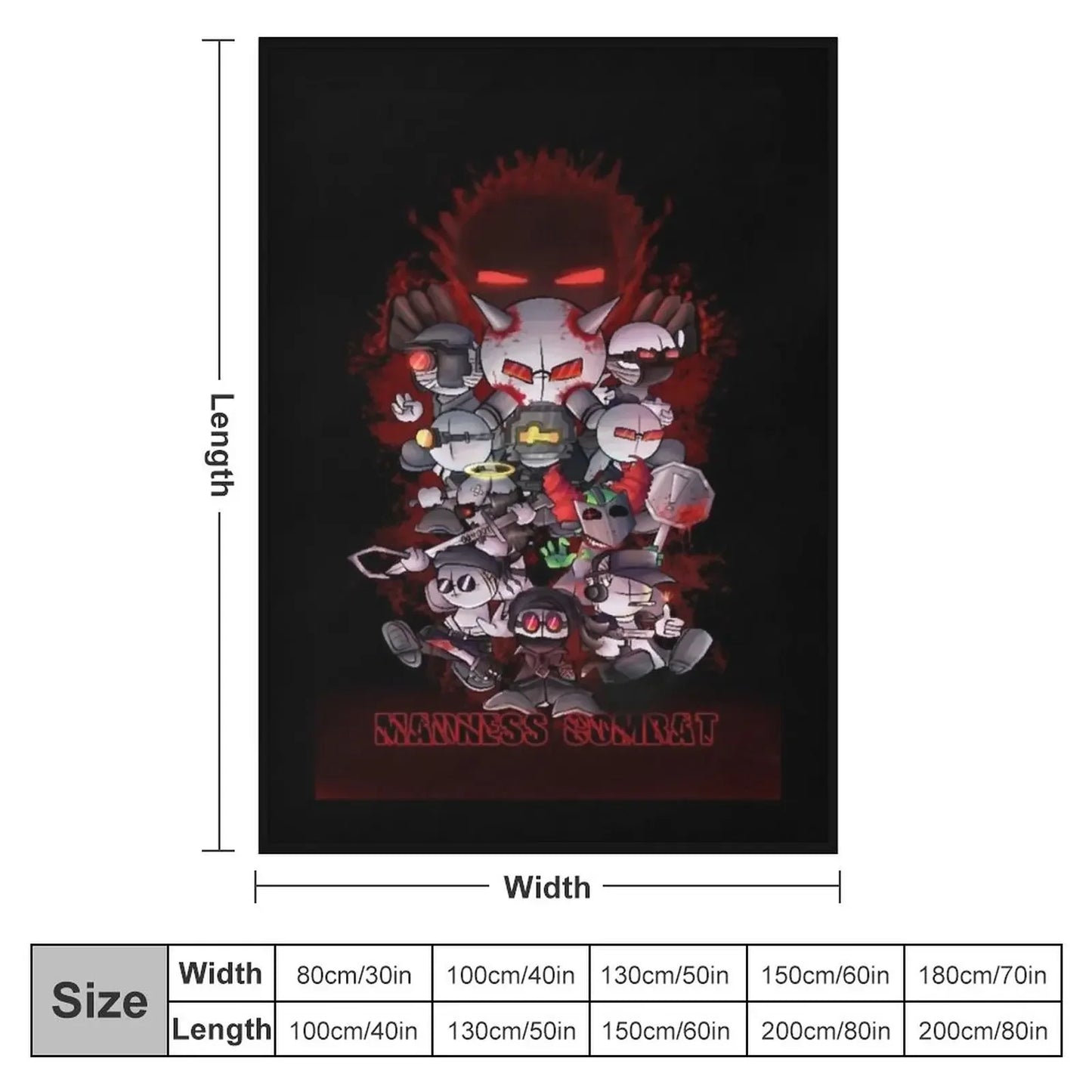 Couverture lestée de combat de folie