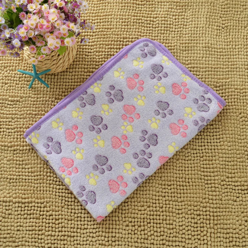 Couverture mignonne en flanelle pour animaux de compagnie