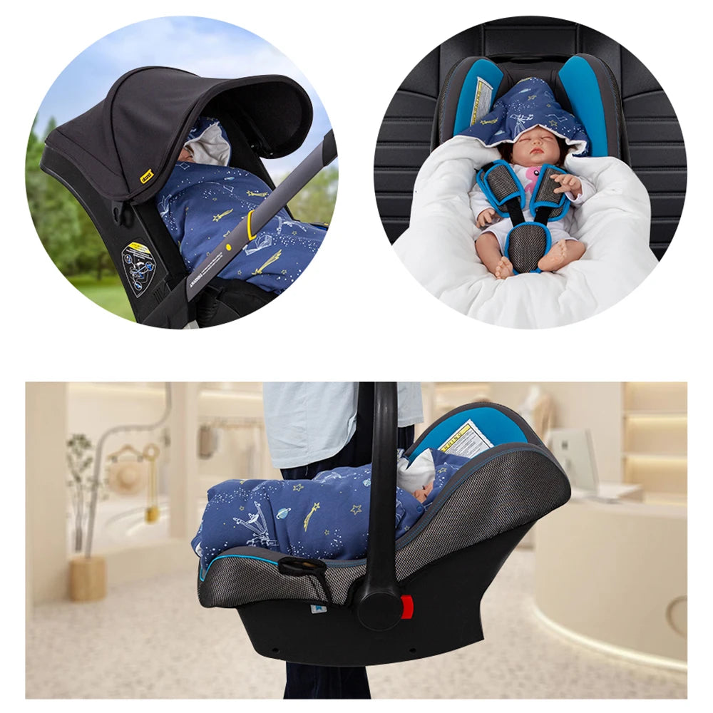 Couverture  lange d'emmaillotage chaud