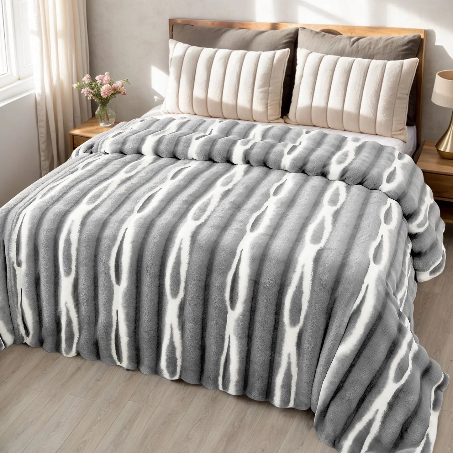 couverture fausse fourrure