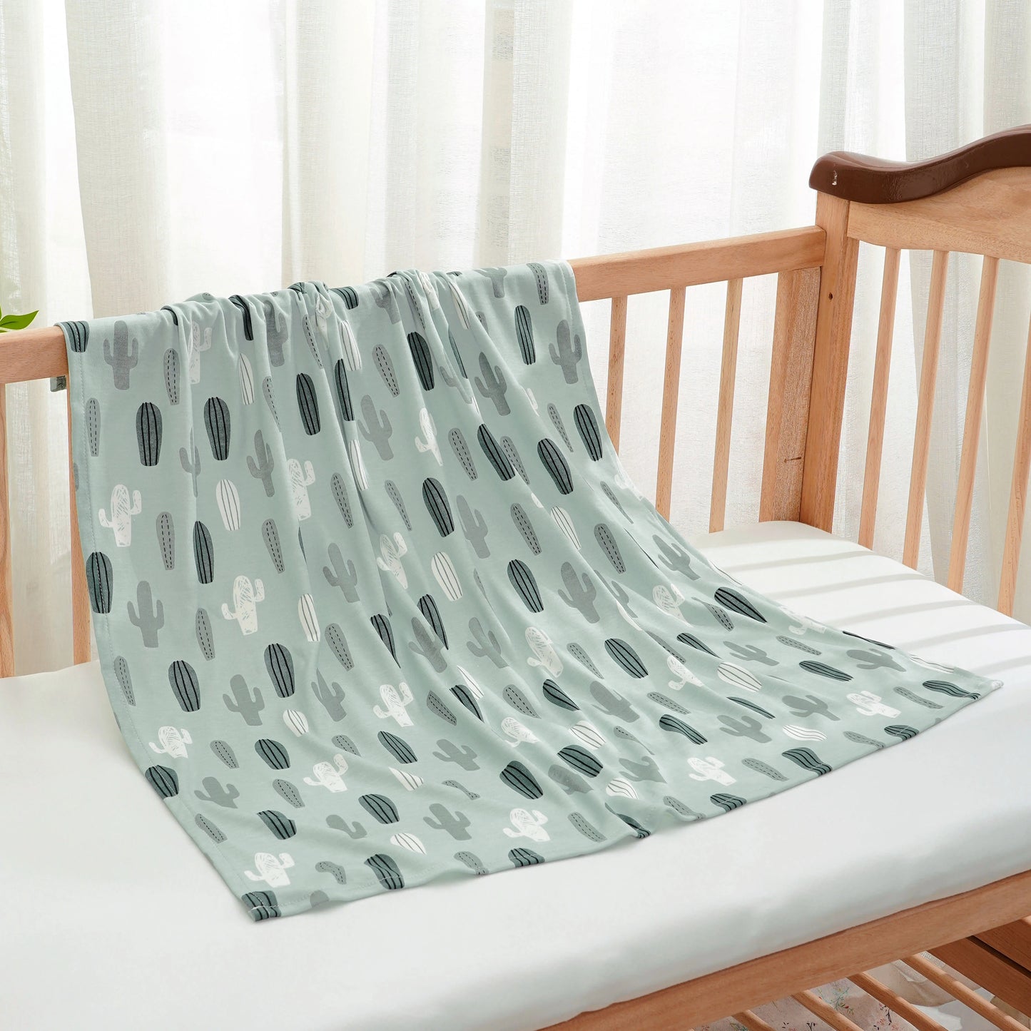 Couverture en coton et bambou pour bébé