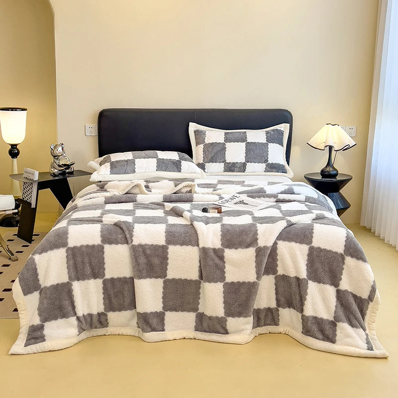 La couverture à 3 couches en velours arctique