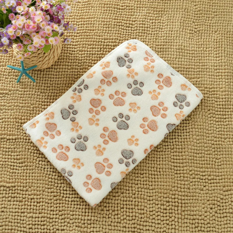 Couverture mignonne en flanelle pour animaux de compagnie