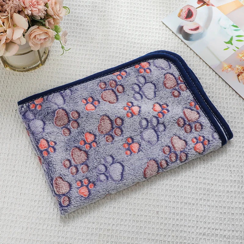 Couverture mignonne en flanelle pour animaux de compagnie