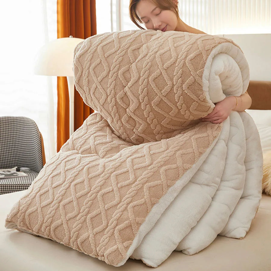 Couverture polaire ultra chaude