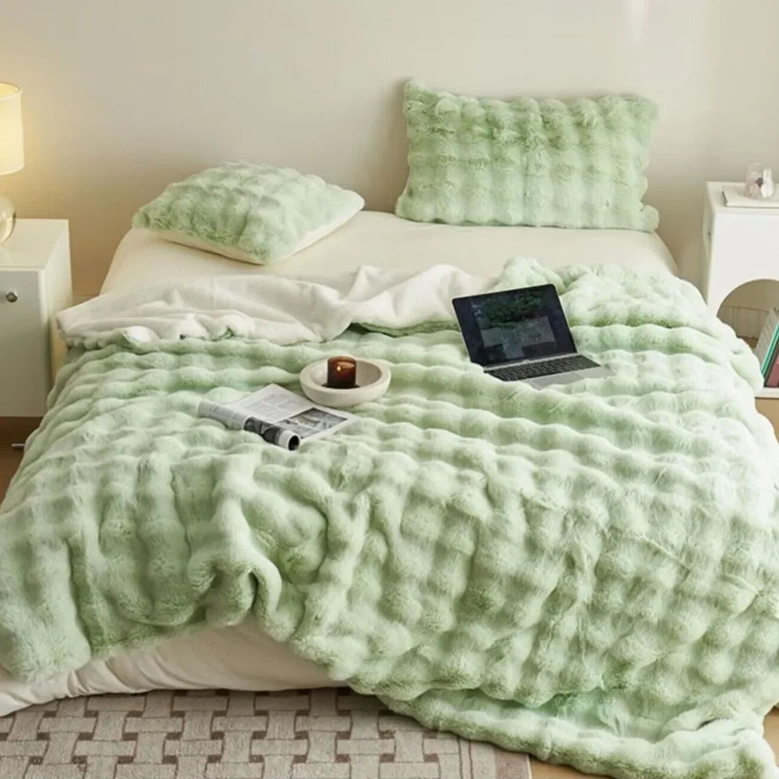 couverture en fourrure