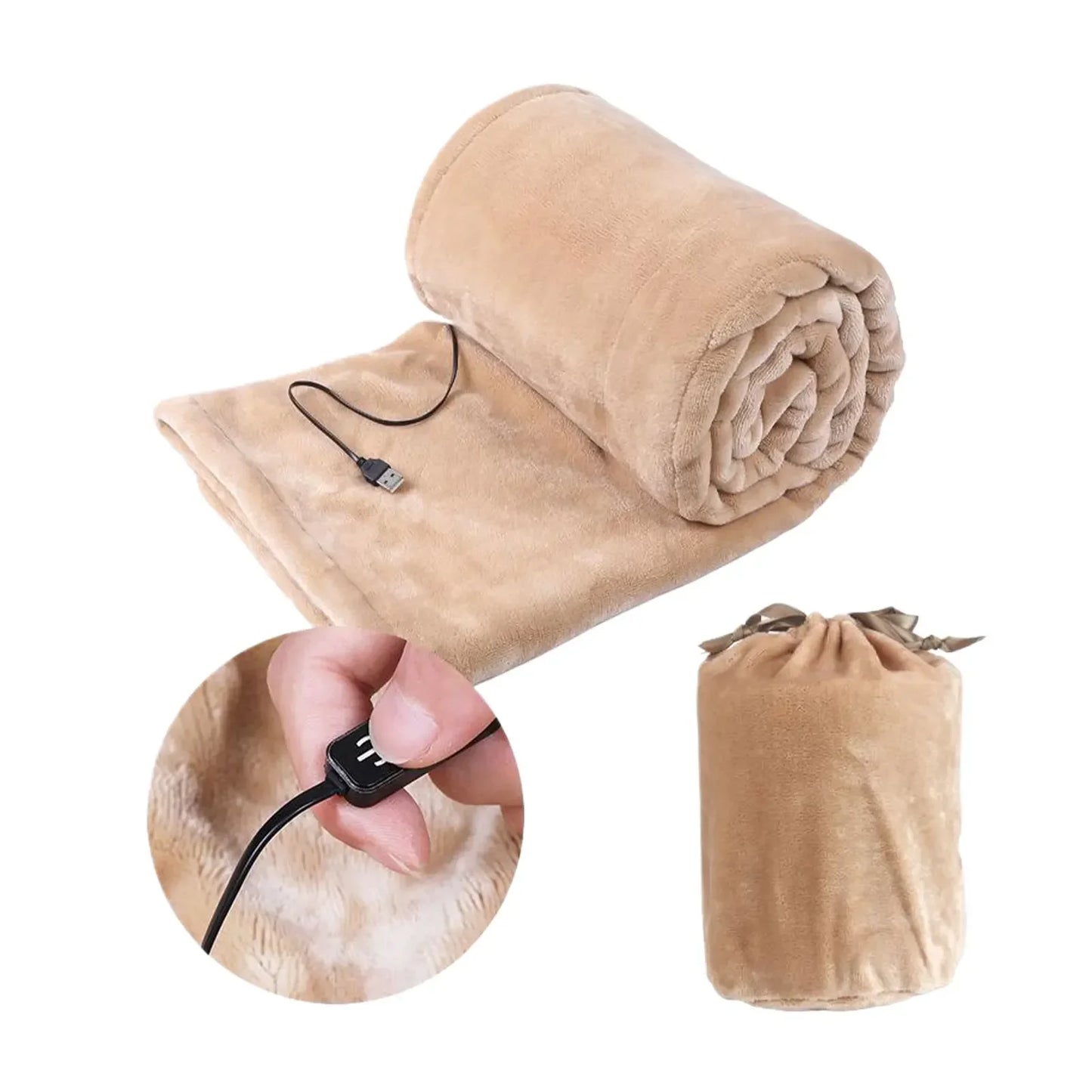 couverture chauffante usb