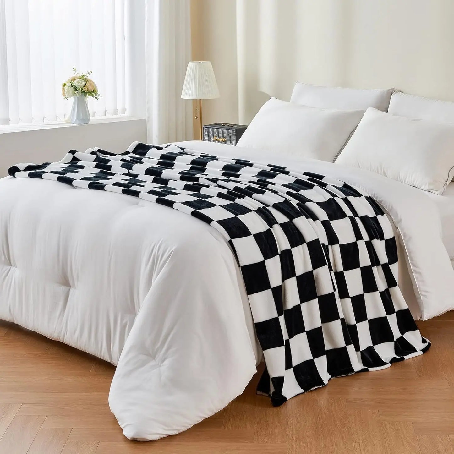 Couverture à carreaux