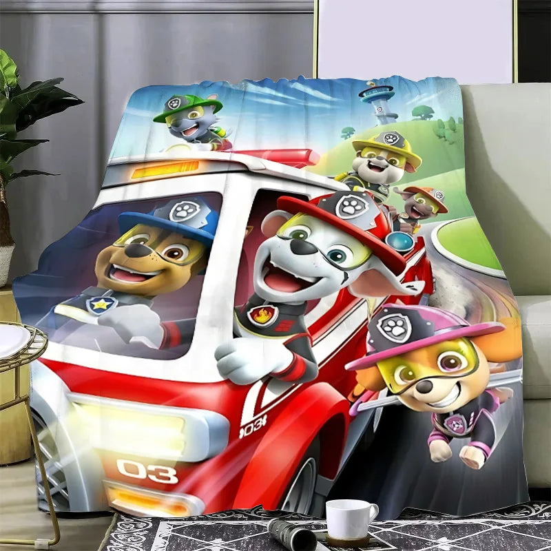 couverture chaude chien patroulle