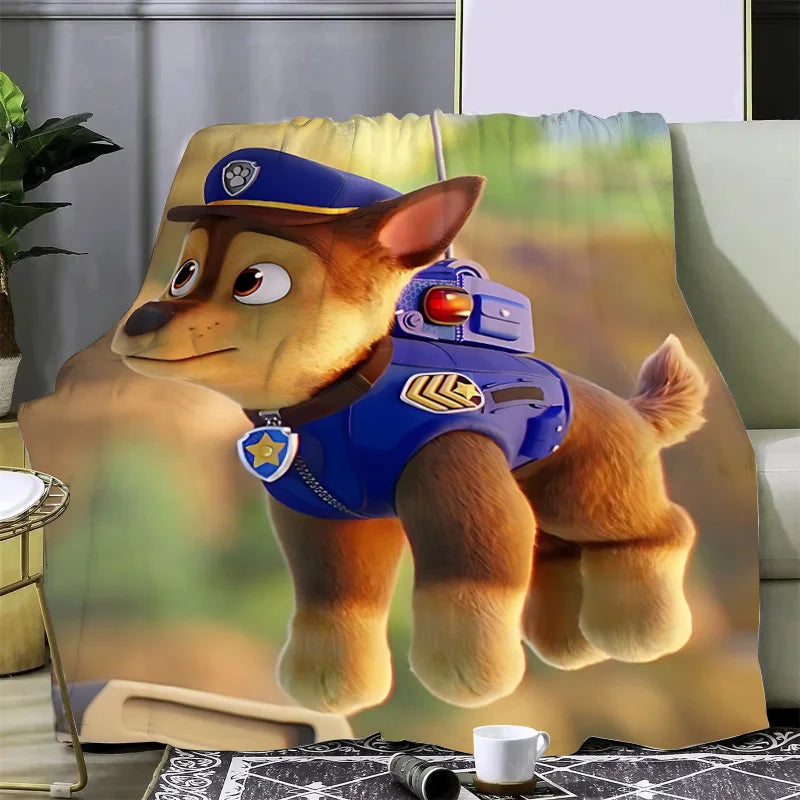 couverture chaude chien patroulle