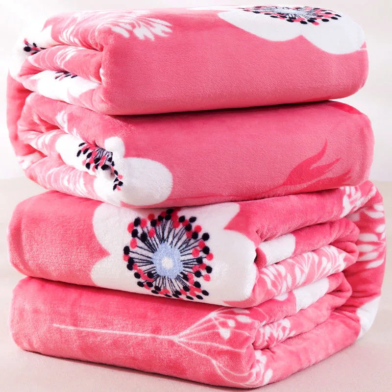 Couverture à carreaux chaude, couette d'hiver