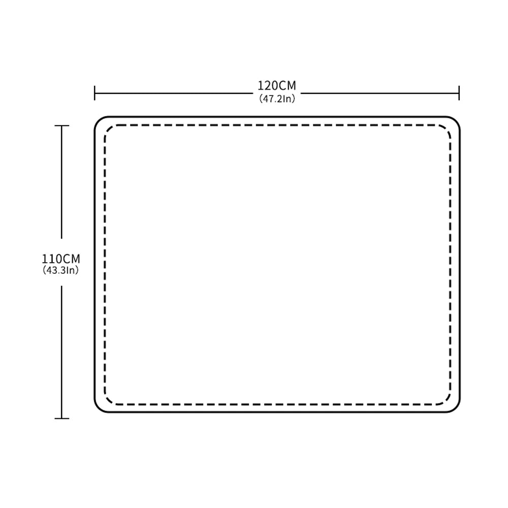 Couverture en mousseline de coton