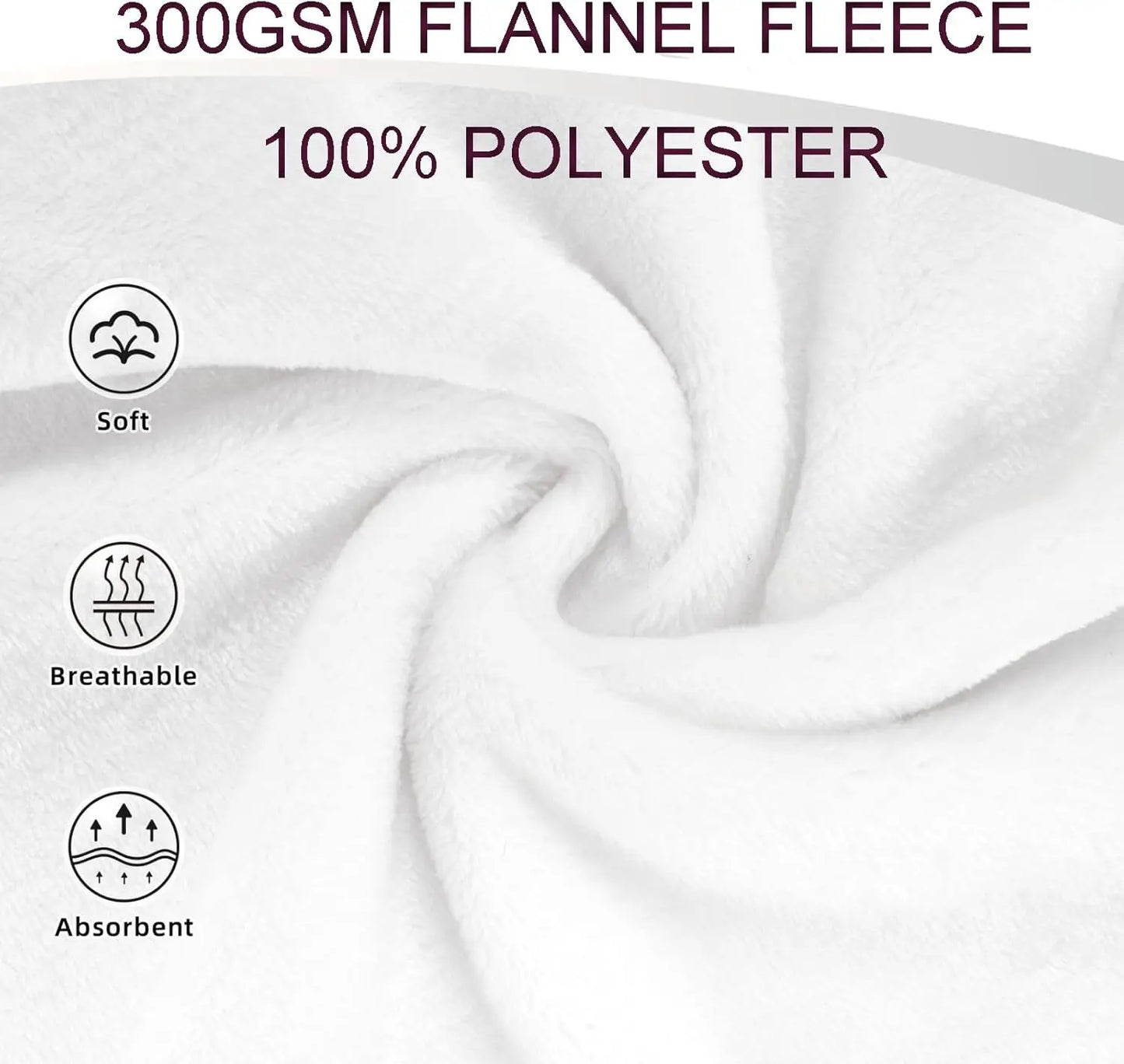 Couverture florale abstraite vibrante, flanelle douce