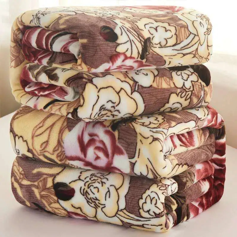 Couverture à carreaux chaude, couette d'hiver