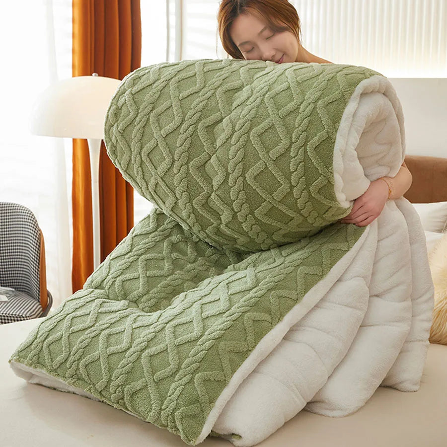 Couverture polaire ultra chaude