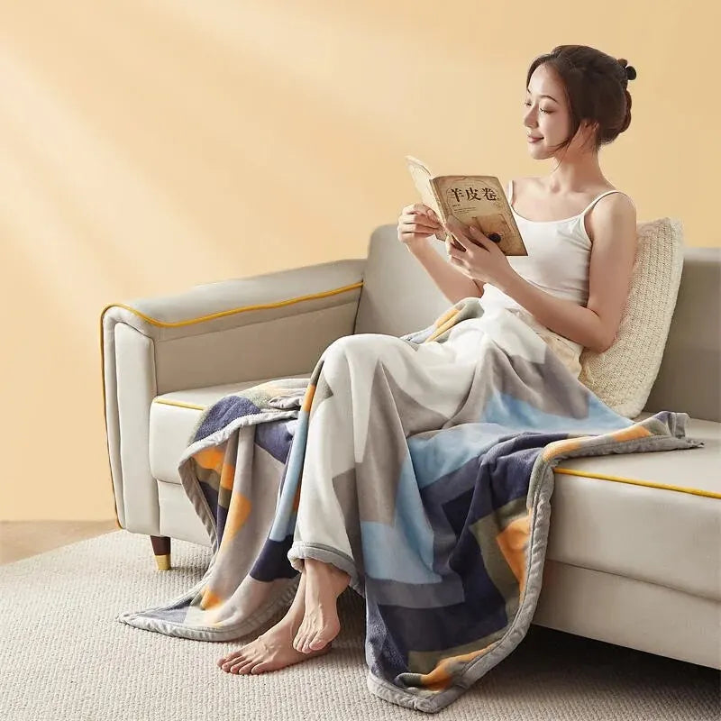 Couverture de climatisation, flanelle extra douce