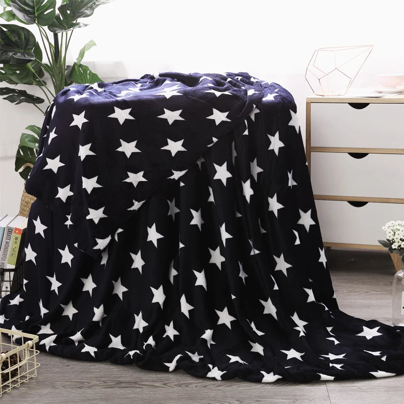 Couverture à carreaux chaude, couette d'hiver