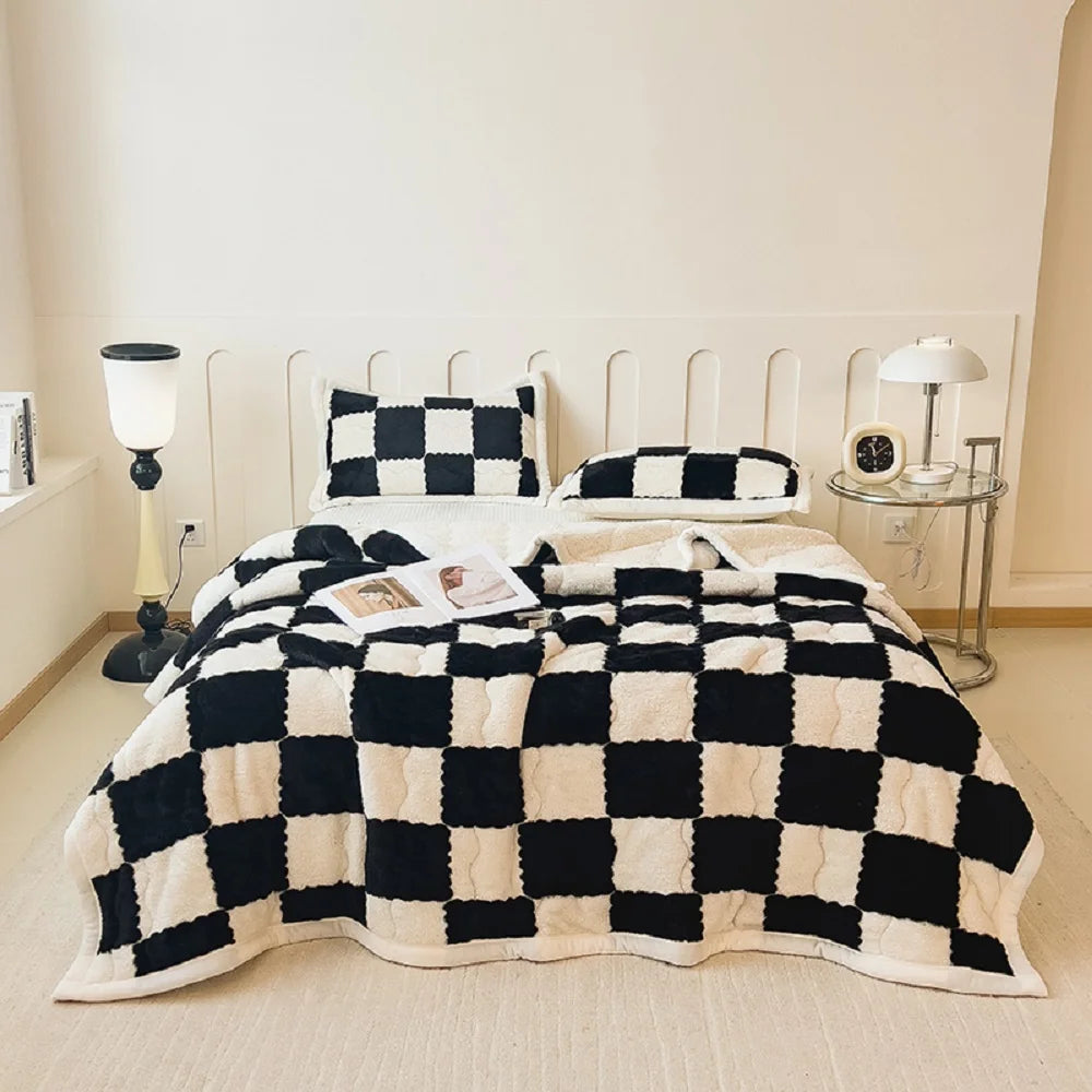 La couverture à 3 couches en velours arctique