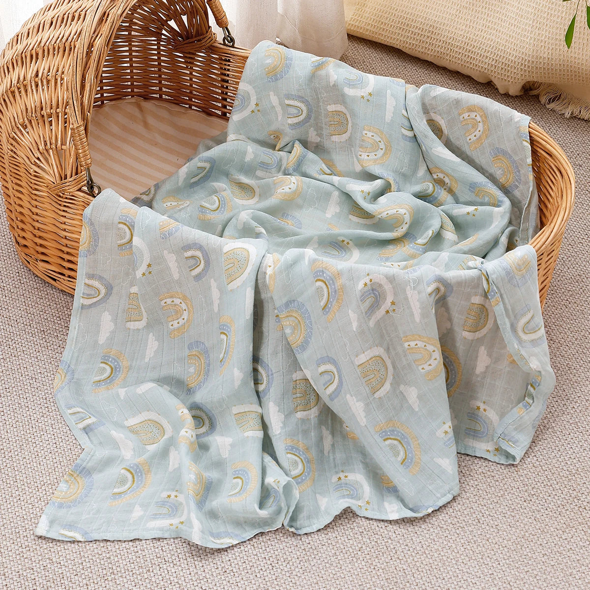 Couverture en mousseline de coton