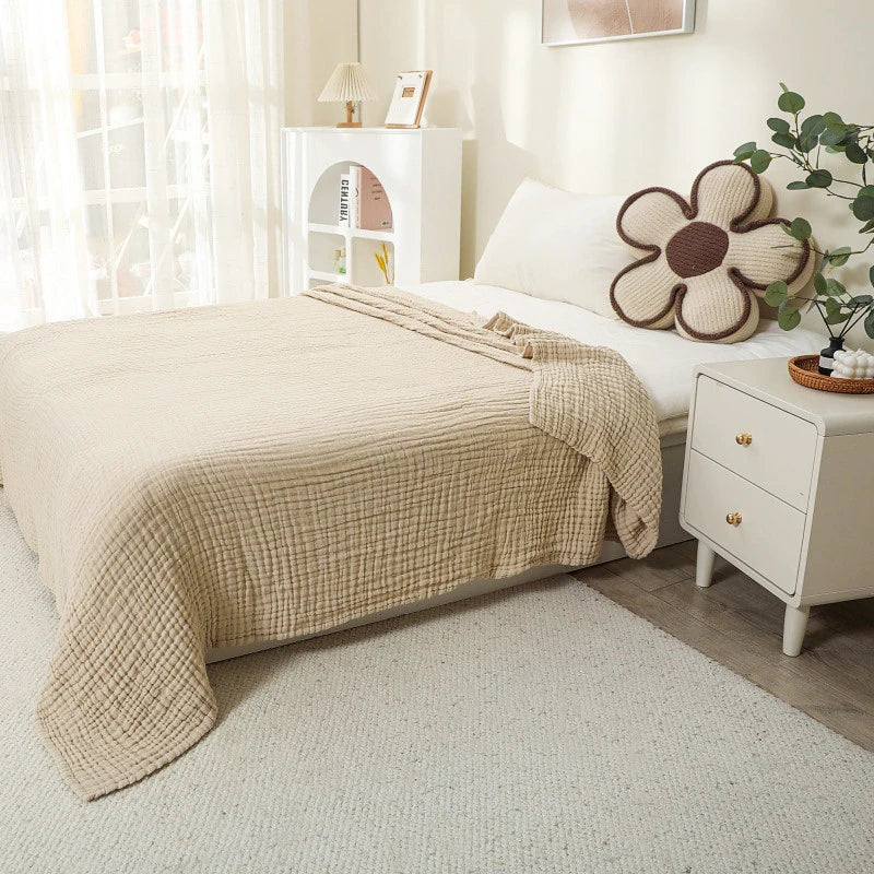 couverture en mousseline de coton