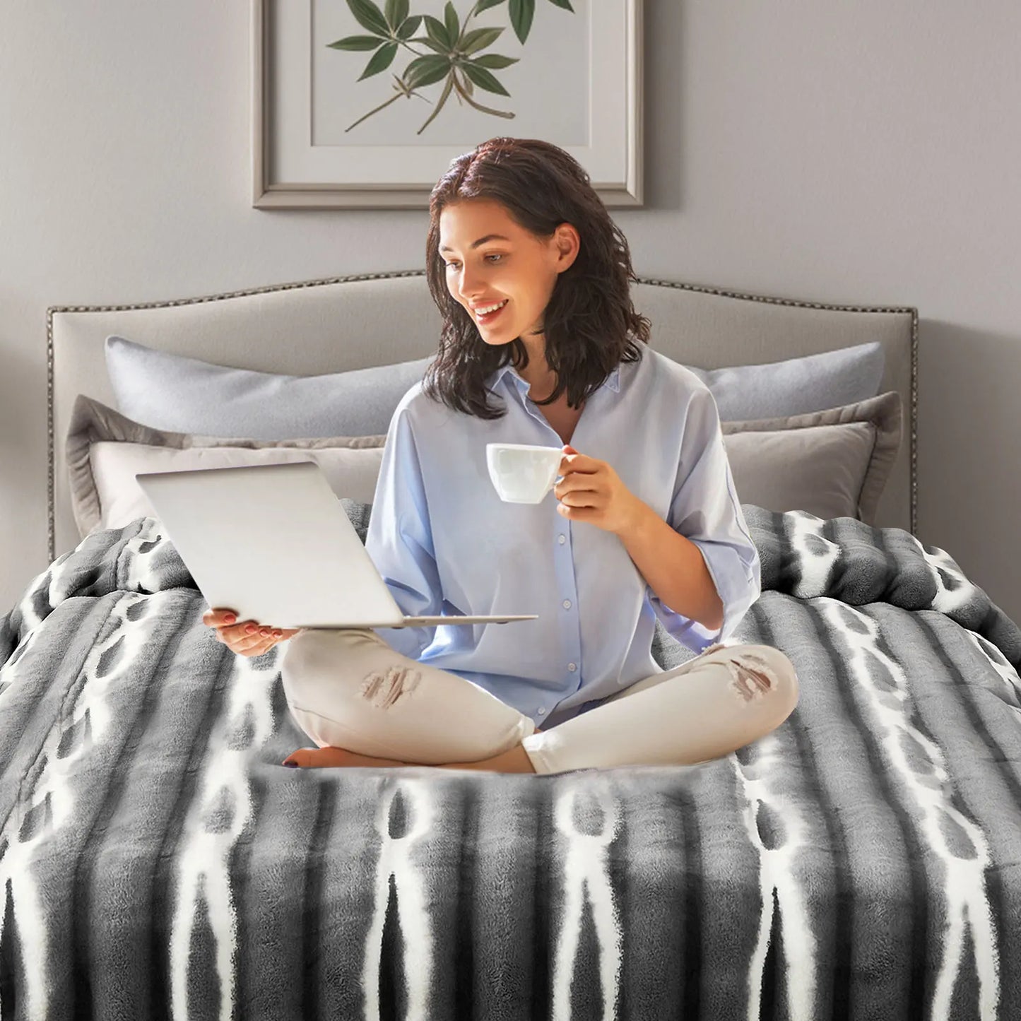 couverture fausse fourrure