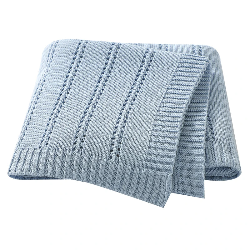 Couverture tricotée pour bébé
