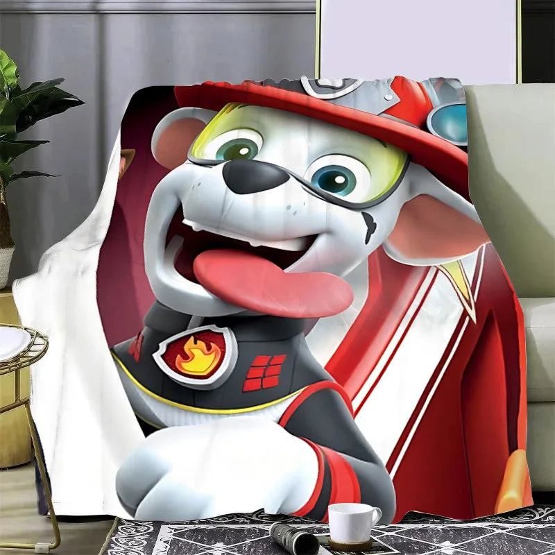 couverture chaude chien patroulle