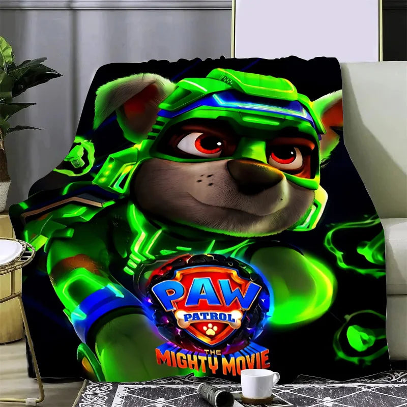 couverture chaude chien patroulle