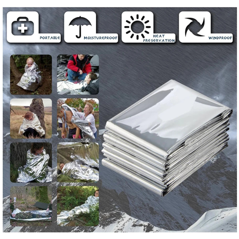 Couverture d'urgence en aluminium,﻿