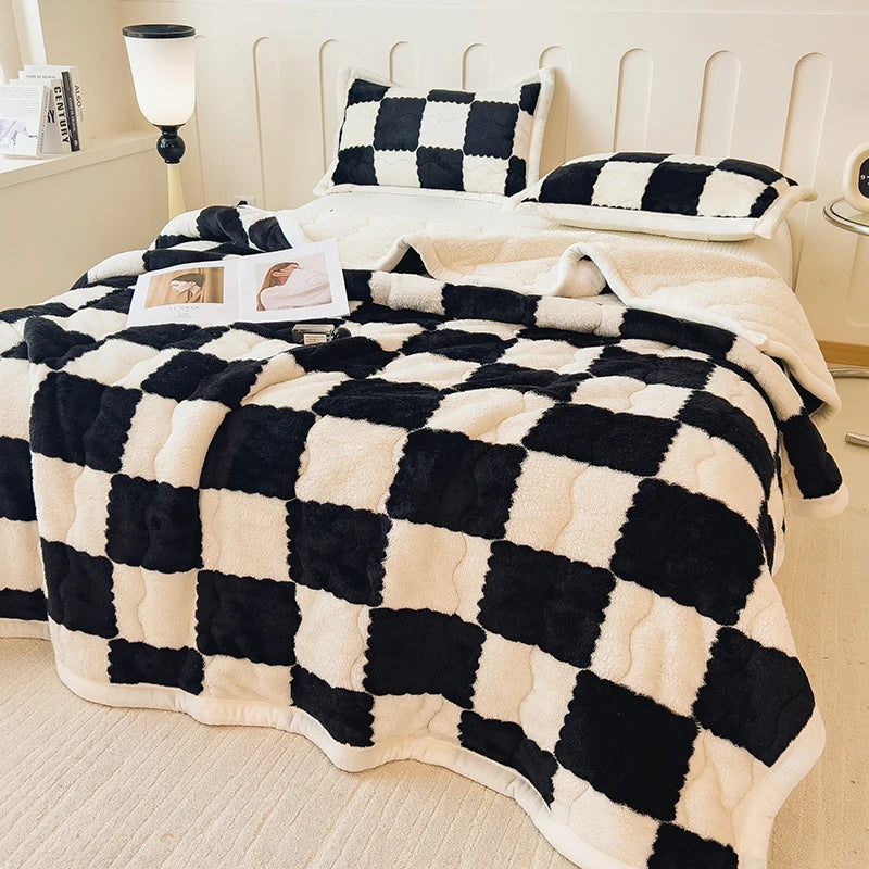 La couverture à 3 couches en velours arctique