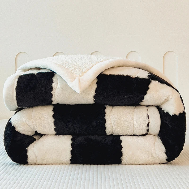 La couverture à 3 couches en velours arctique