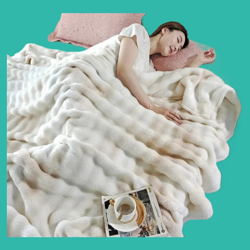 couverture polaire à bulles