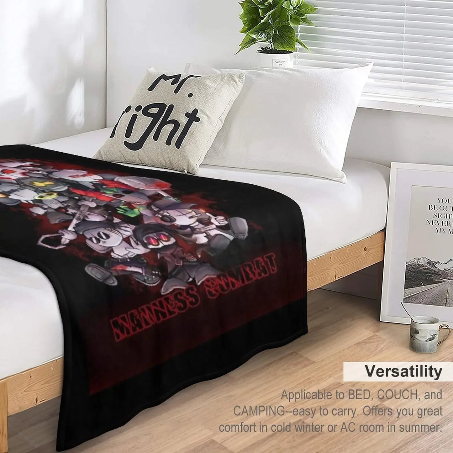 Couverture lestée de combat de folie