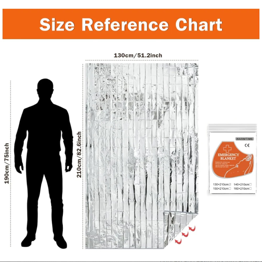 Couverture d'urgence en aluminium,﻿