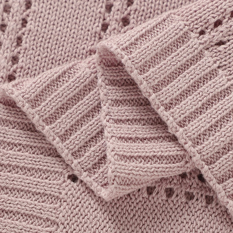 Couverture tricotée pour bébé