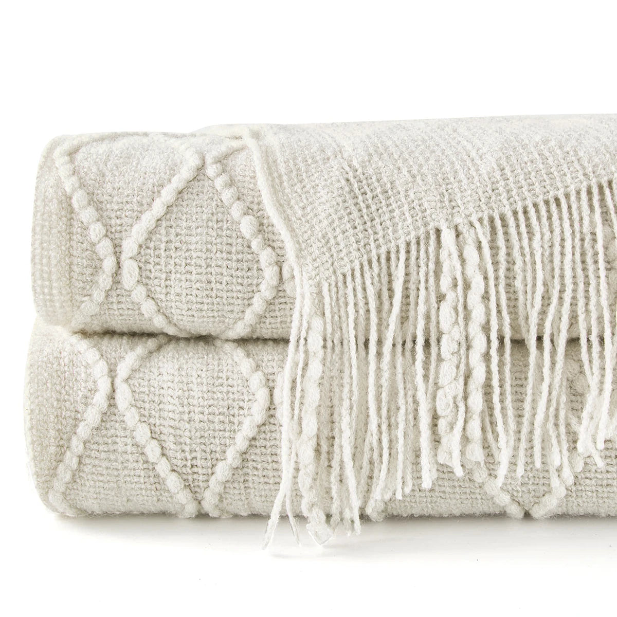 Couverture tricotée